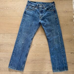 Levi's Blue Denim 505 Back Pocket Jeans